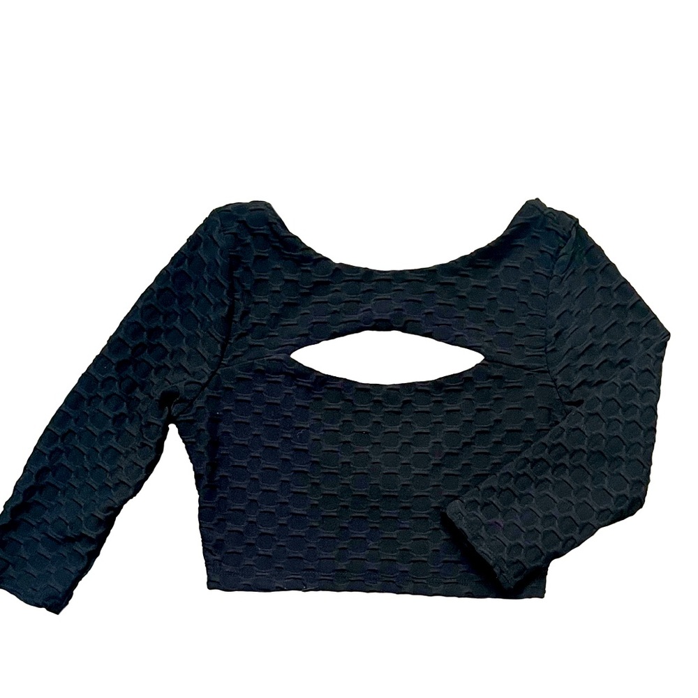 Black Crop Top